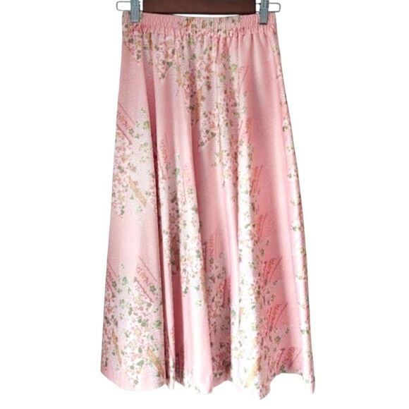 VTG 60s 70s Floral Bohemian Boho Floral Hippie Blouse & Skirt Set Sz 12 Fits S/M - Picture 9 of 11